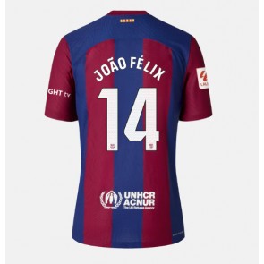 Barcelona Joao Felix #14 Koszulka Podstawowych Kobiety 2023-24 Krótki Rękaw